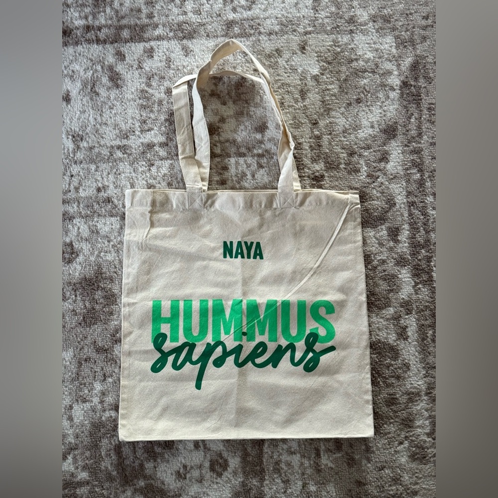 Naya Tan “Hummus Sapiens” Tote Bag